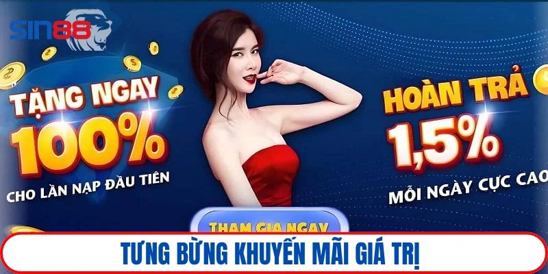 Casino tung ra nhiều khuyến mãi giá trị