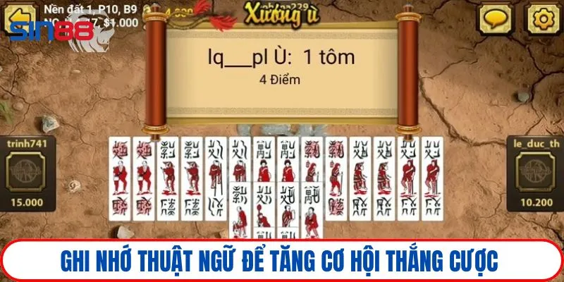 Ghi nhớ thuật ngữ để tăng cơ hội thắng cược 