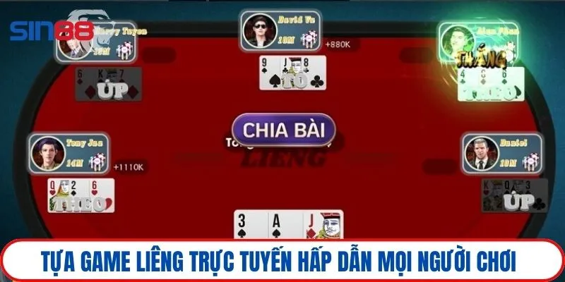 Tựa game Liêng trực tuyến hấp dẫn mọi người chơi 